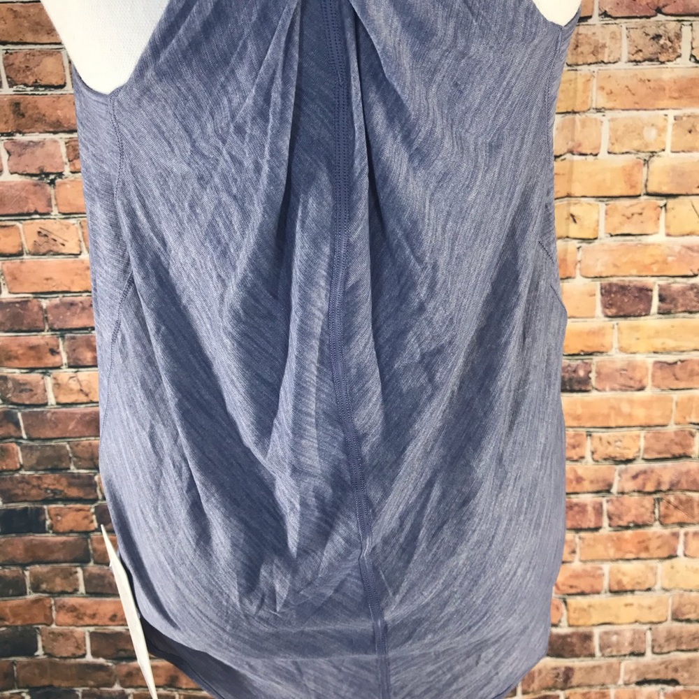 NWT lululemon essential tank heathered purple top - Picture 3 of 7